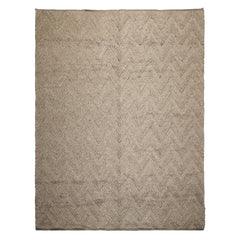 9x12 Tone on Tone Mocha, , Color Hand Knotted Tibetan Wool Modern & Contemporary Oriental Rug