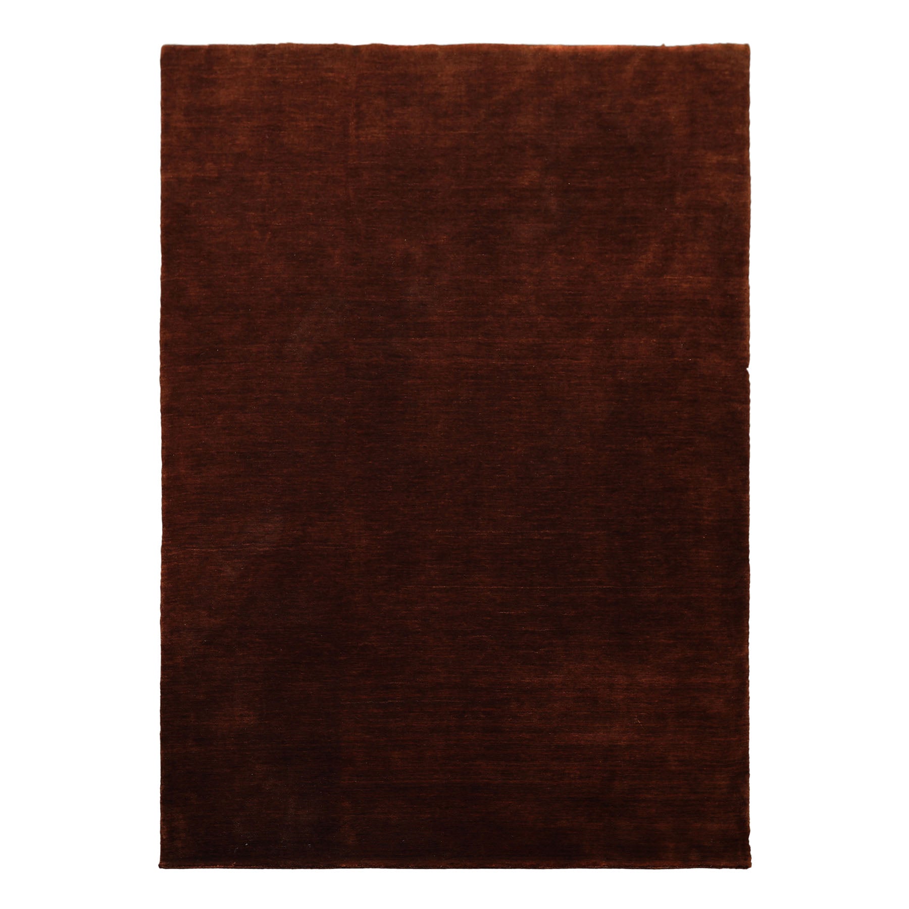 5x8 Dark, Caramel, Color Hand Knotted Gabbeh Wool Traditional Oriental Rug