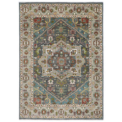 10x14 Gray, Taupe, Ivory Color Hand Knotted Oushak Wool  Oriental Rug