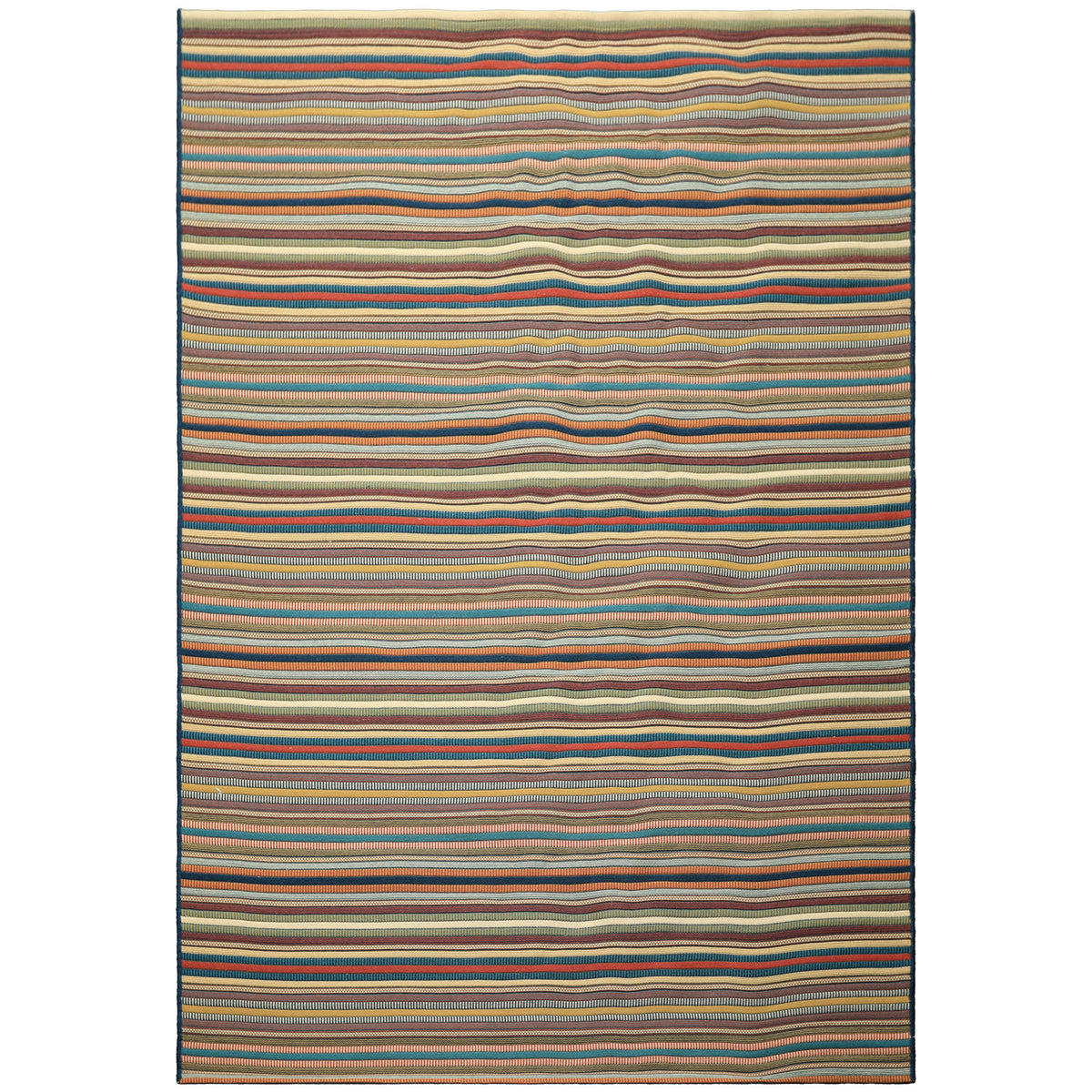 5x8 Ivory, Sage, Gold Color Machine Made  Cotton Wool & other Blend Modern & Contemporary Oriental Rug