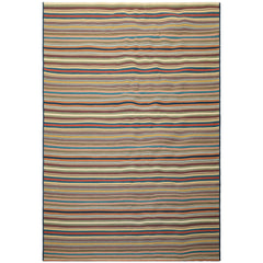 5x8 Ivory, Sage, Gold Color Machine Made  Cotton Wool & other Blend Modern & Contemporary Oriental Rug