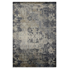 6x9 Beige, Brown, Lilac Color Hand Loomed Sherpa Bamboo Silk Modern Oriental Rug