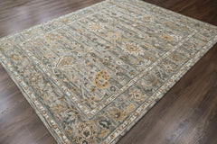 loomBloom Slate Multi Size Hand Tufted Wool Floral Modern & Contemporary Oriental Area Rug