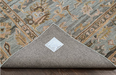 loomBloom Aqua Multi Size Hand Tufted Wool Floral Modern & Contemporary Oriental Area Rug