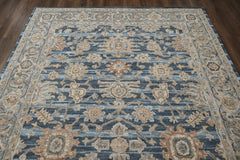loomBloom Blue Multi Size Hand Tufted Wool Floral Modern & Contemporary Oriental Area Rug