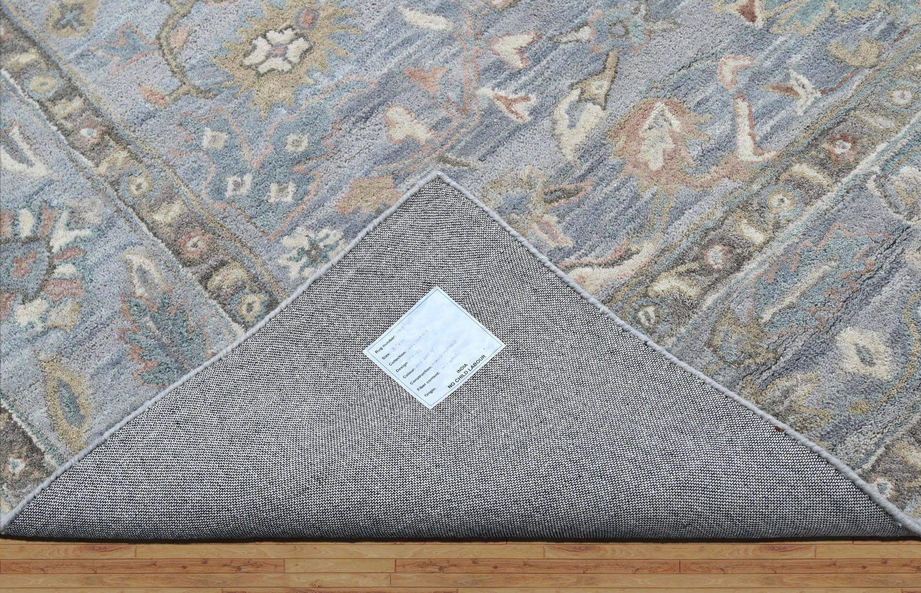 Multi Size Sky Blue Turquoise Beige Color Hand Tufted Handmade Wool Modern & Contemporary Oriental Rug