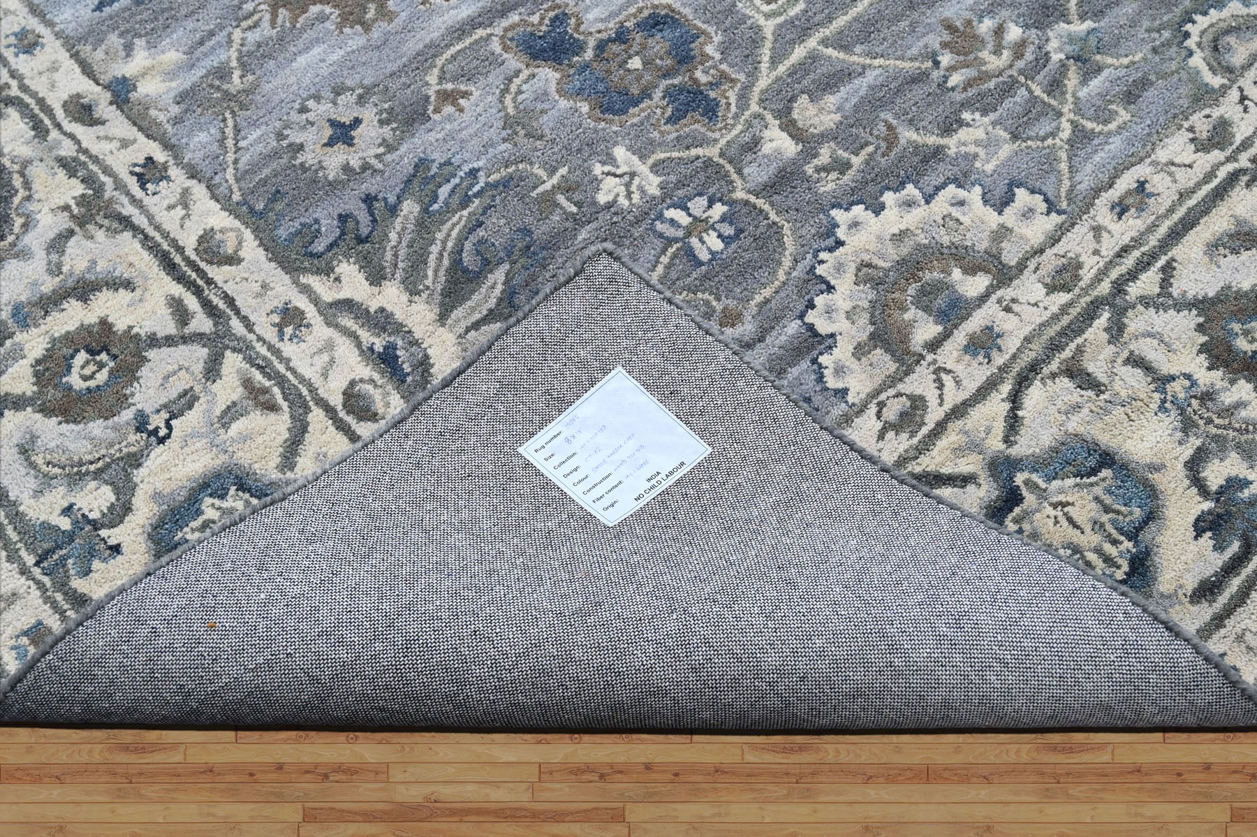 Multi Size Light Blue Gray Beige Color Hand Tufted Handmade Wool Modern & Contemporary Oriental Rug