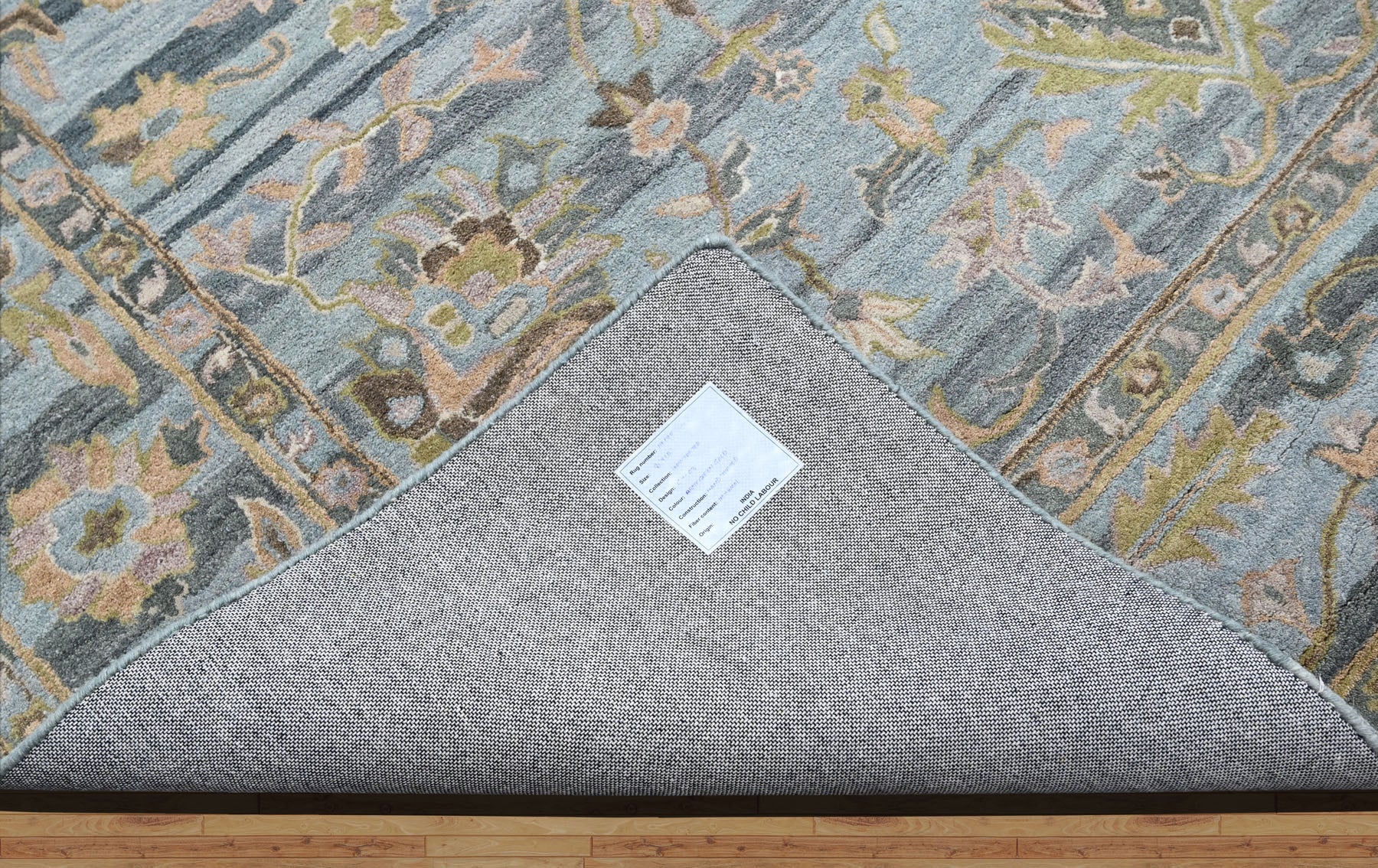 Multi Size Blue Aqua Olive Green Color Hand Tufted Handmade Wool Modern & Contemporary Oriental Rug
