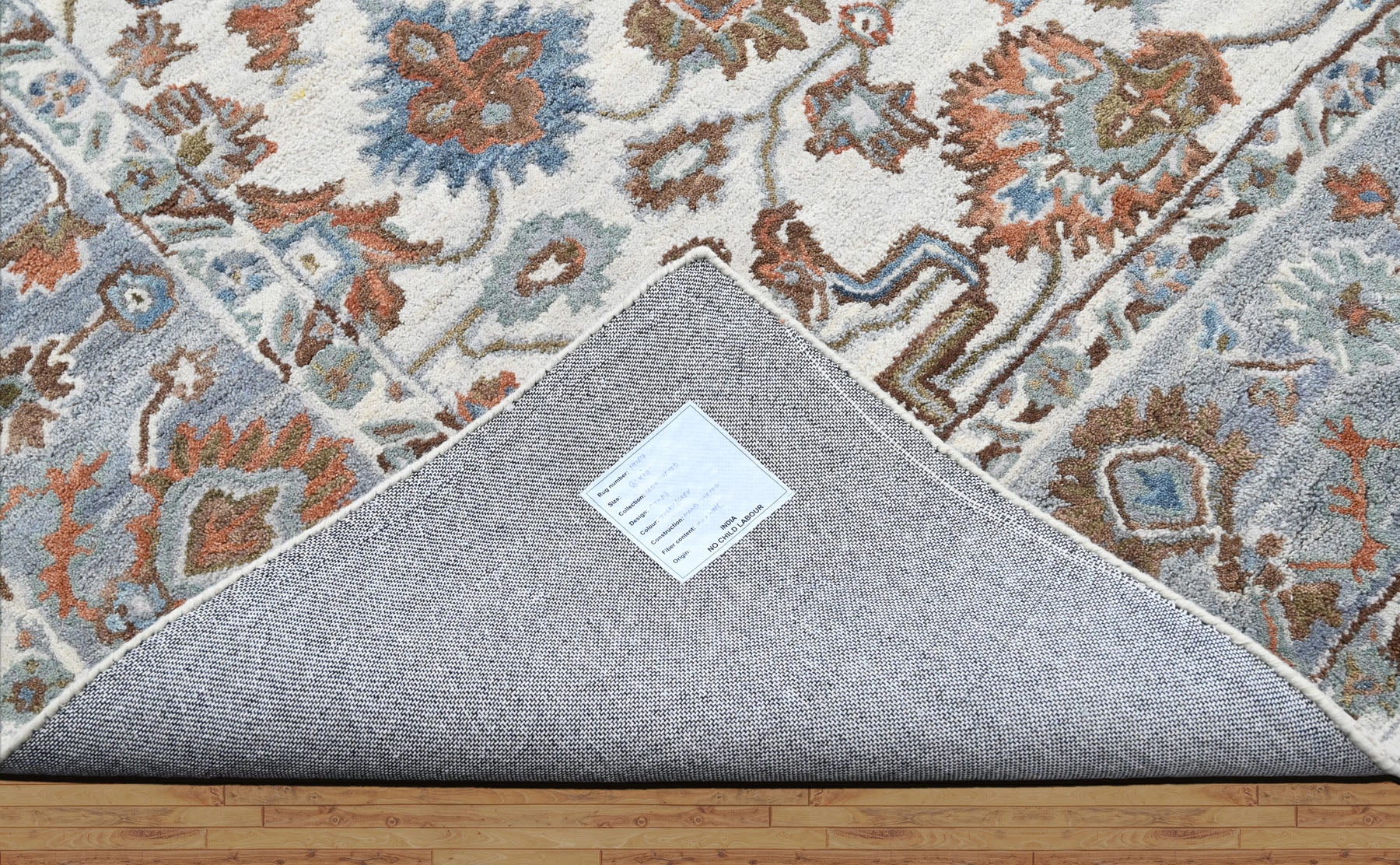 Multi Size Beige Light Blue Brown Color Hand Tufted Handmade Wool Modern & Contemporary Oriental Rug