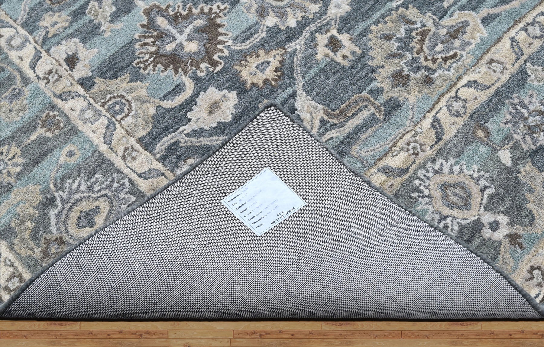 Multi Size Blue Aqua Gray Color Hand Tufted Handmade Wool Modern & Contemporary Oriental Rug