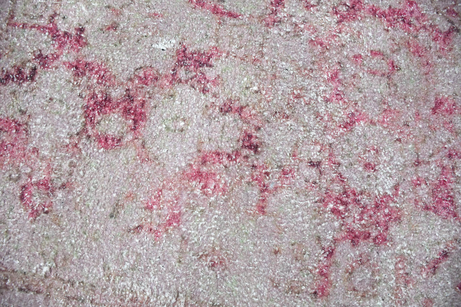 Multi Size Pale Pink Beige Color Hand Woven All-Over Polyester Contemporary Oriental Rug