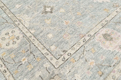 Celedon, Ivory 8'9''x11'9'' Oushak Transitional Hand Knotted Wool Oriental Area Rug
