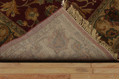 6x9 Burgundy, Gold, Green Color Machine Made Oushak 100% New Zealand wool Antique finished Traditional Oriental Rug