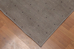 4x6 Gray, Tone on Tone, Color Hand Knotted All-Over 100% Wool Contemporary Oriental Rug