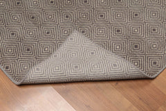 4x6 Gray, Tone on Tone, Color Hand Knotted All-Over 100% Wool Contemporary Oriental Rug