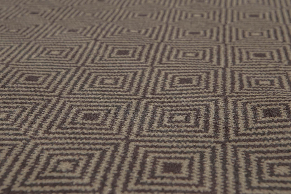 4x6 Gray, Tone on Tone, Color Hand Knotted All-Over 100% Wool Contemporary Oriental Rug