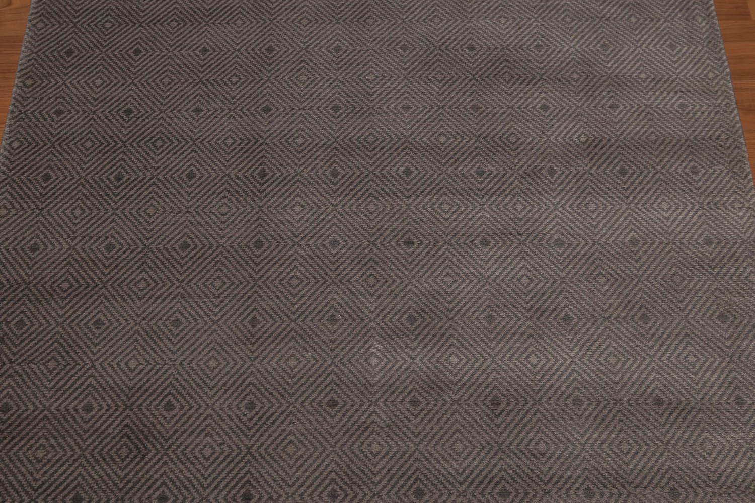 4x6 Gray, Tone on Tone, Color Hand Knotted All-Over 100% Wool Contemporary Oriental Rug