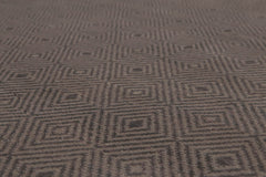 4x6 Gray, Tone on Tone, Color Hand Knotted All-Over 100% Wool Contemporary Oriental Rug
