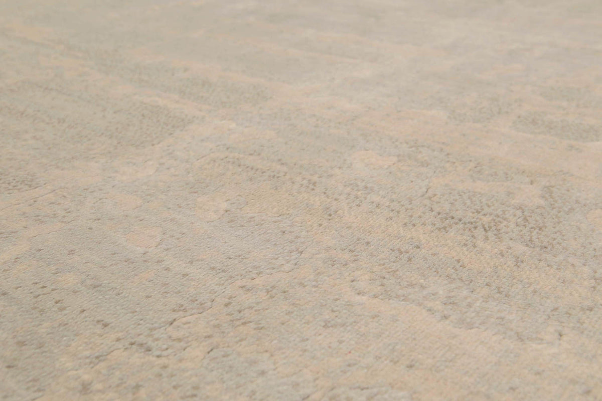 5x7 Gray, Beige, Color Hand Knotted All-Over 100% Wool Contemporary Oriental Rug