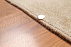 5x7 Beige, Tan, Light Brown Color Hand Knotted All-Over 100% Wool Modern Oriental Rug