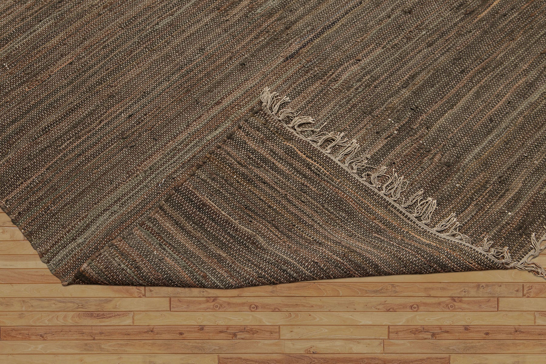 6x9 Charcoal, Gray, Olive Color Hand Woven  100% Wool Contemporary Oriental Rug
