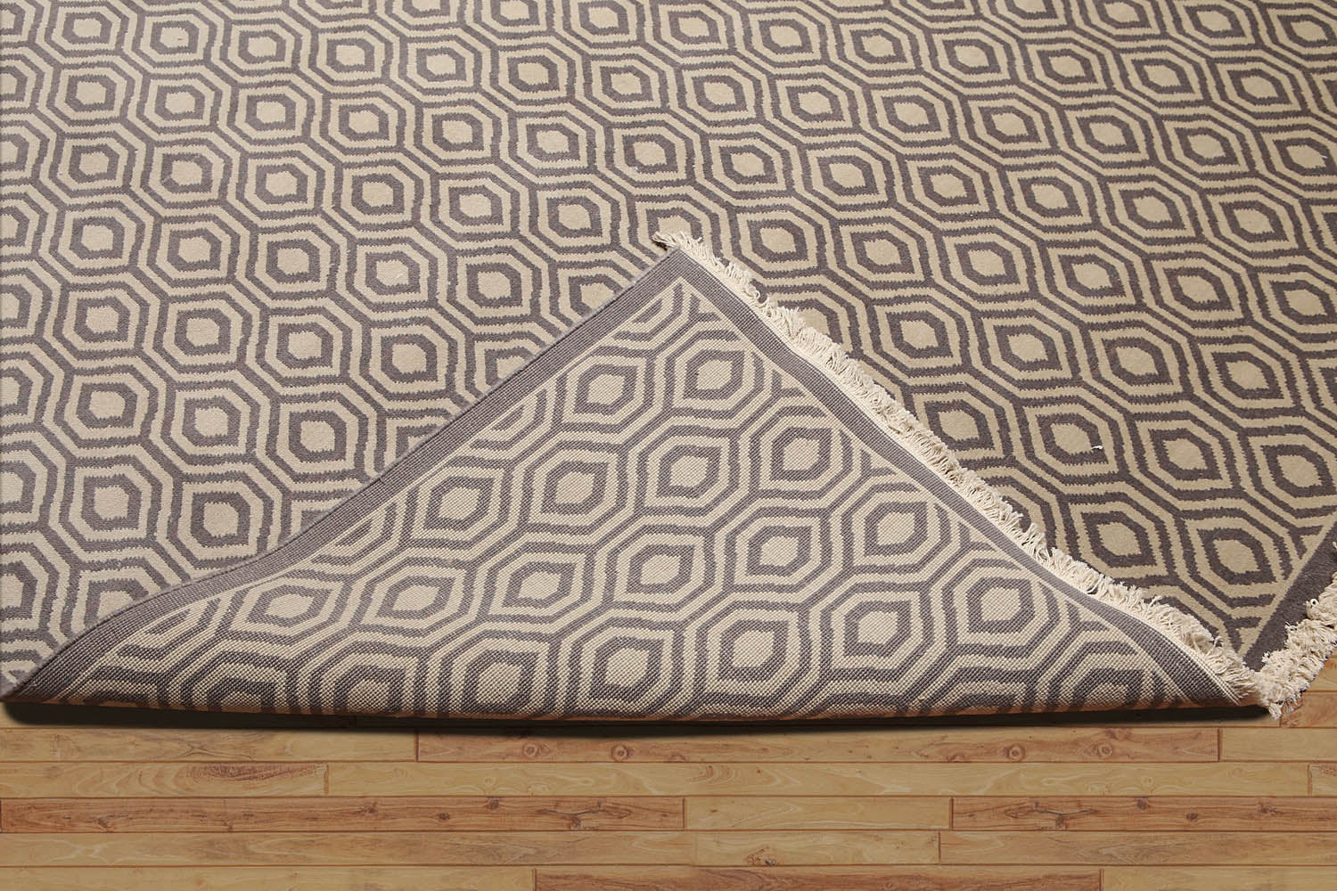 9x12 Gray, dark Grey, Color Hand Knotted All-Over 100% Wool Contemporary Oriental Rug