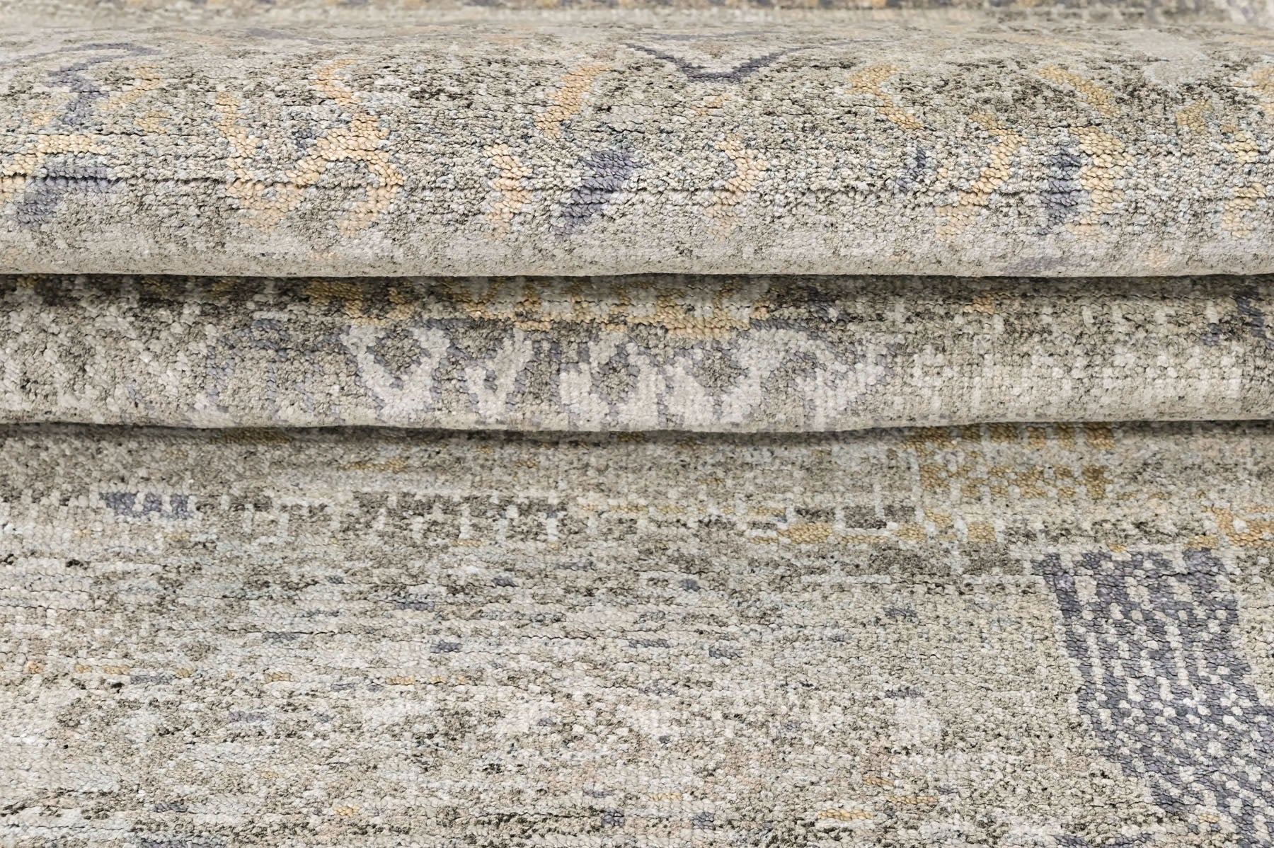 Celedon 2'3''x9'11'' Oushak Modern Hand Knotted Wool Oriental Area Rug