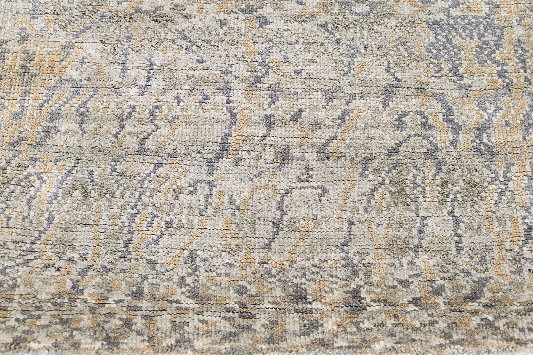 Celedon 2'3''x9'11'' Oushak Modern Hand Knotted Wool Oriental Area Rug
