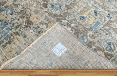 Gray 7'11''x9'9'' Oushak Transitional Hand Knotted Wool Oriental Area Rug