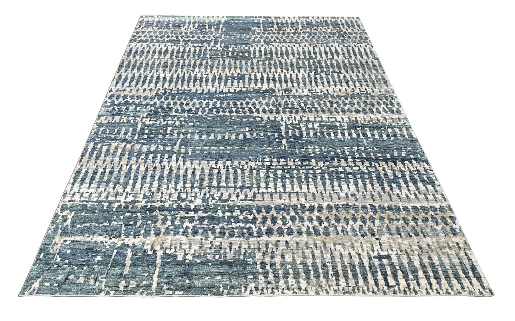 Gray Multi Size Oushak Modern Hand Knotted Wool Oriental Area Rug