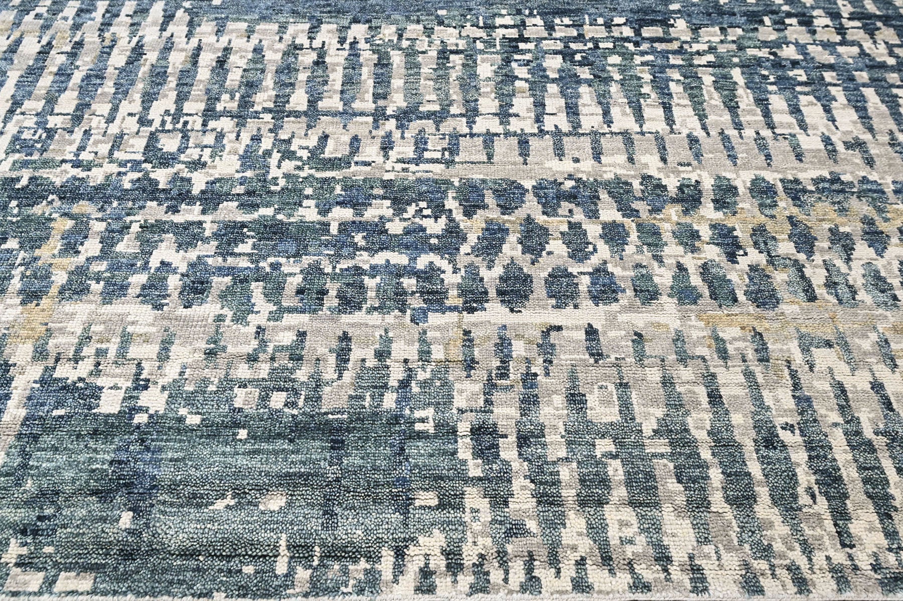 Gray Multi Size Oushak Modern Hand Knotted Wool Oriental Area Rug