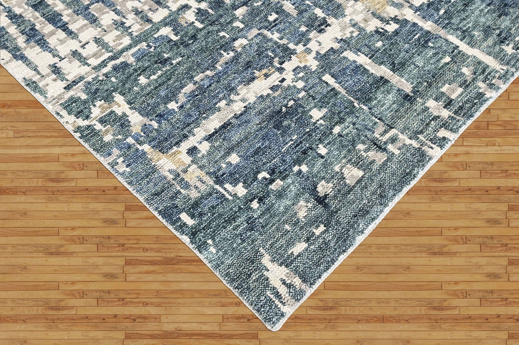 Gray Multi Size Oushak Modern Hand Knotted Wool Oriental Area Rug