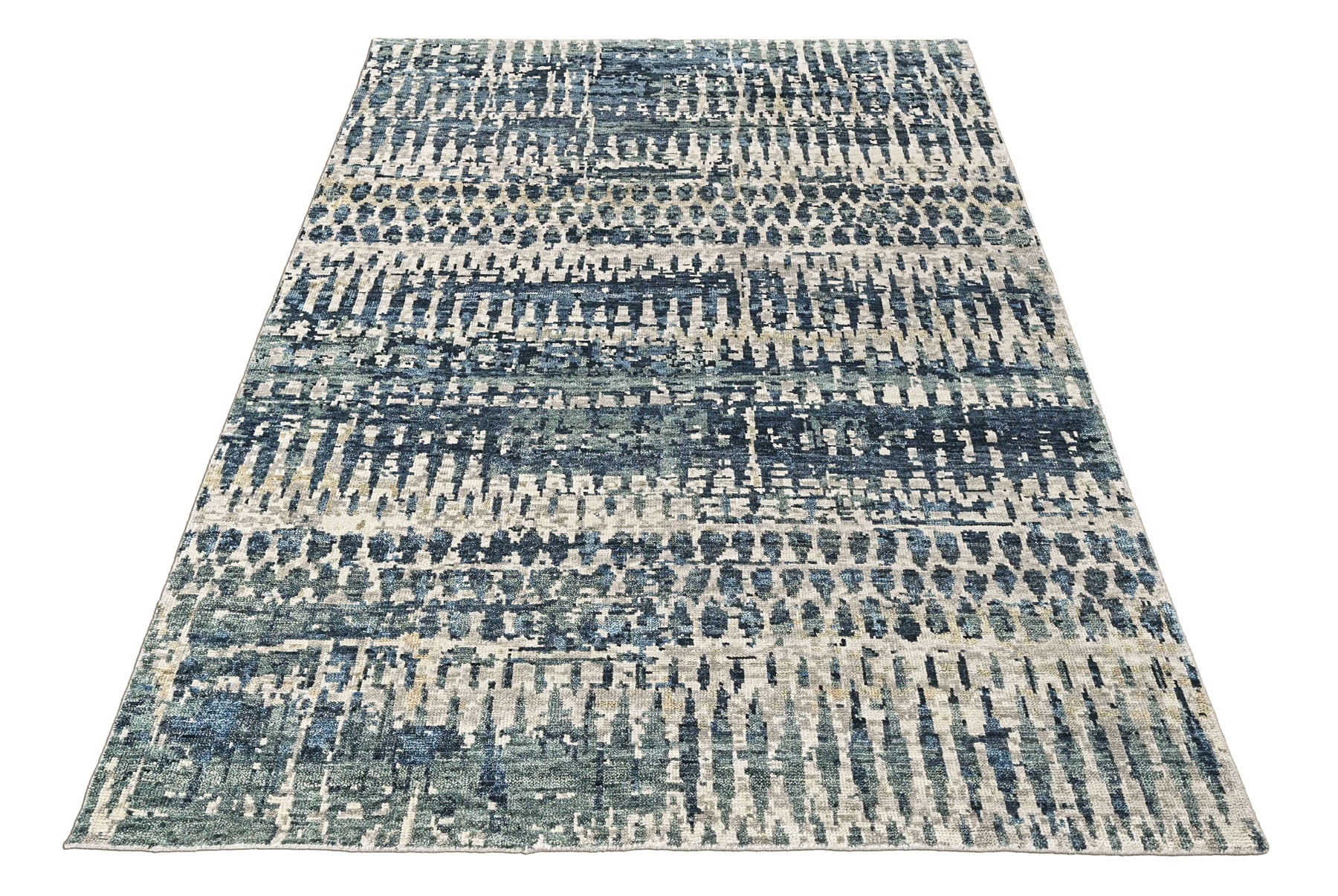 Gray Multi Size Oushak Modern Hand Knotted Wool Oriental Area Rug