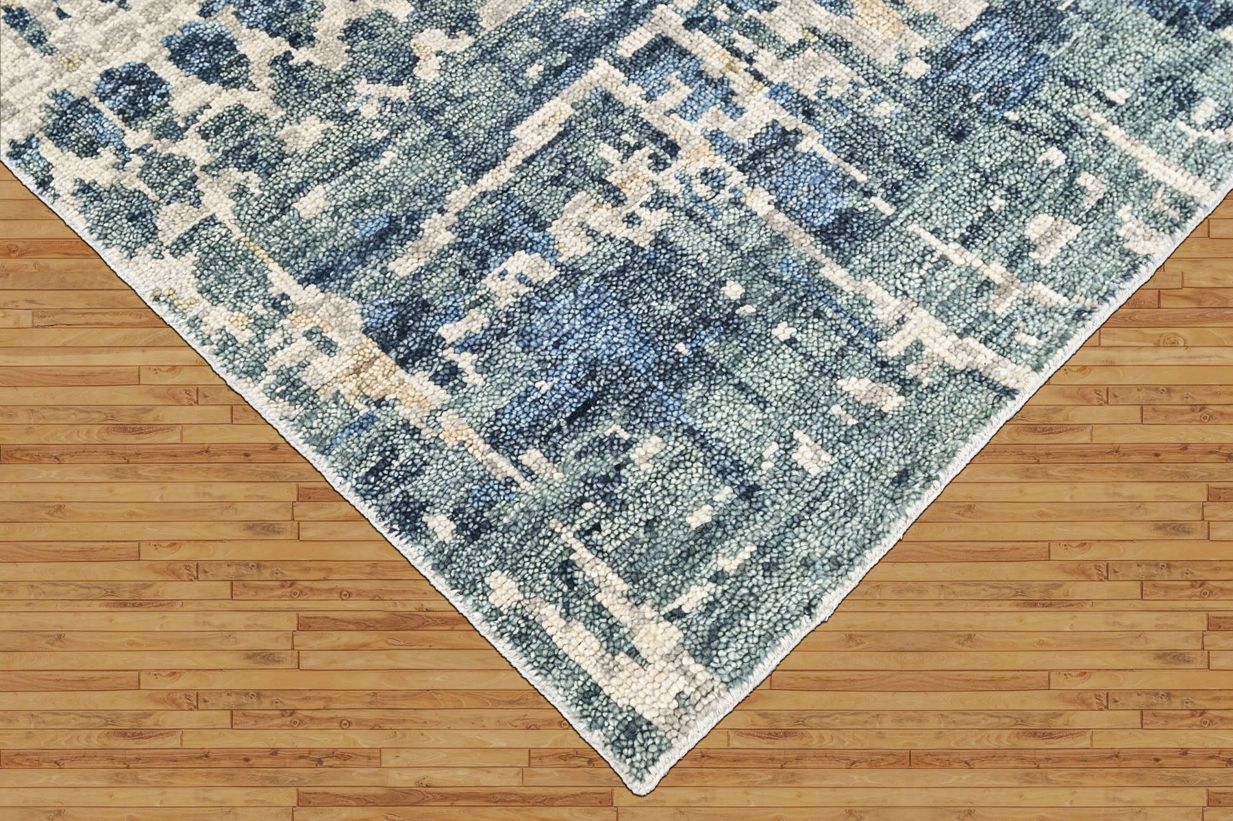 Gray Multi Size Oushak Modern Hand Knotted Wool Oriental Area Rug