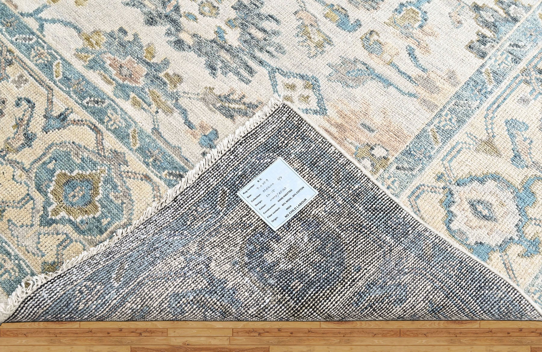 Beige, Slate 9x11'9'' Oushak Transitional Hand Knotted Wool Oriental Area Rug