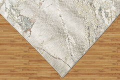 9x12 Ivory, Beige, Rust Color Power Loom Oushak Wool Modern Oriental Rug