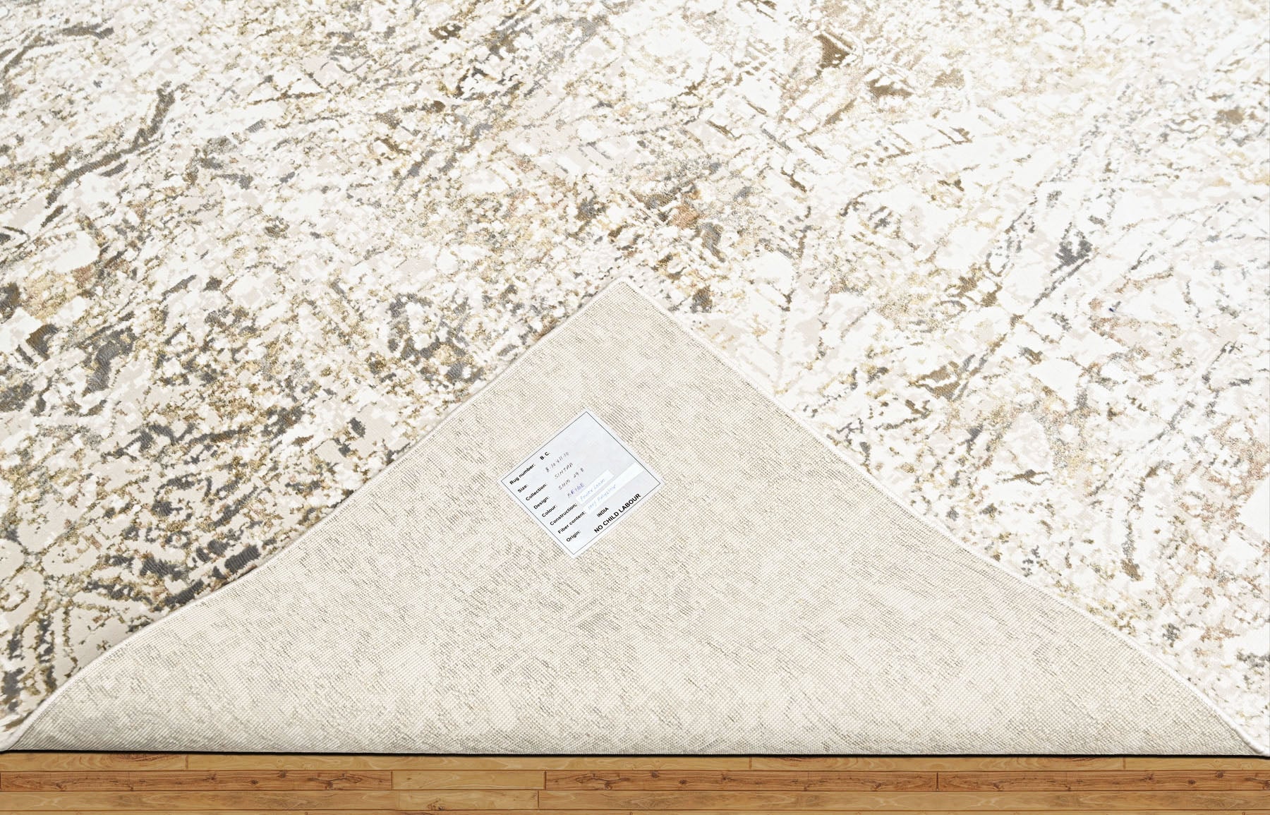 9x12 Ivory, Beige, Multi Color Power Loom Oushak Wool Modern Oriental Rug