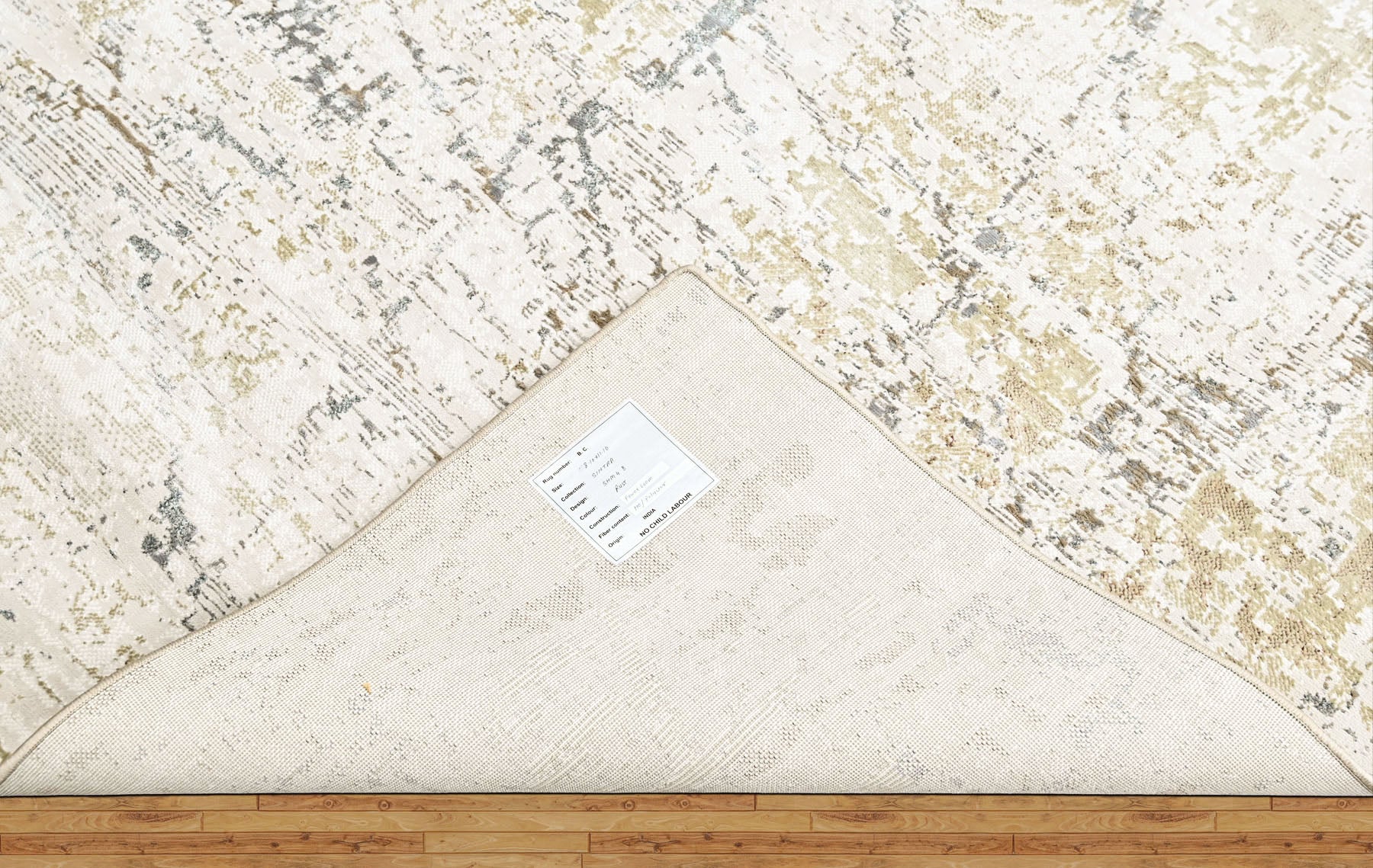 9x12 Ivory, Moss, Slate Color Power Loom Oushak Wool Modern Oriental Rug