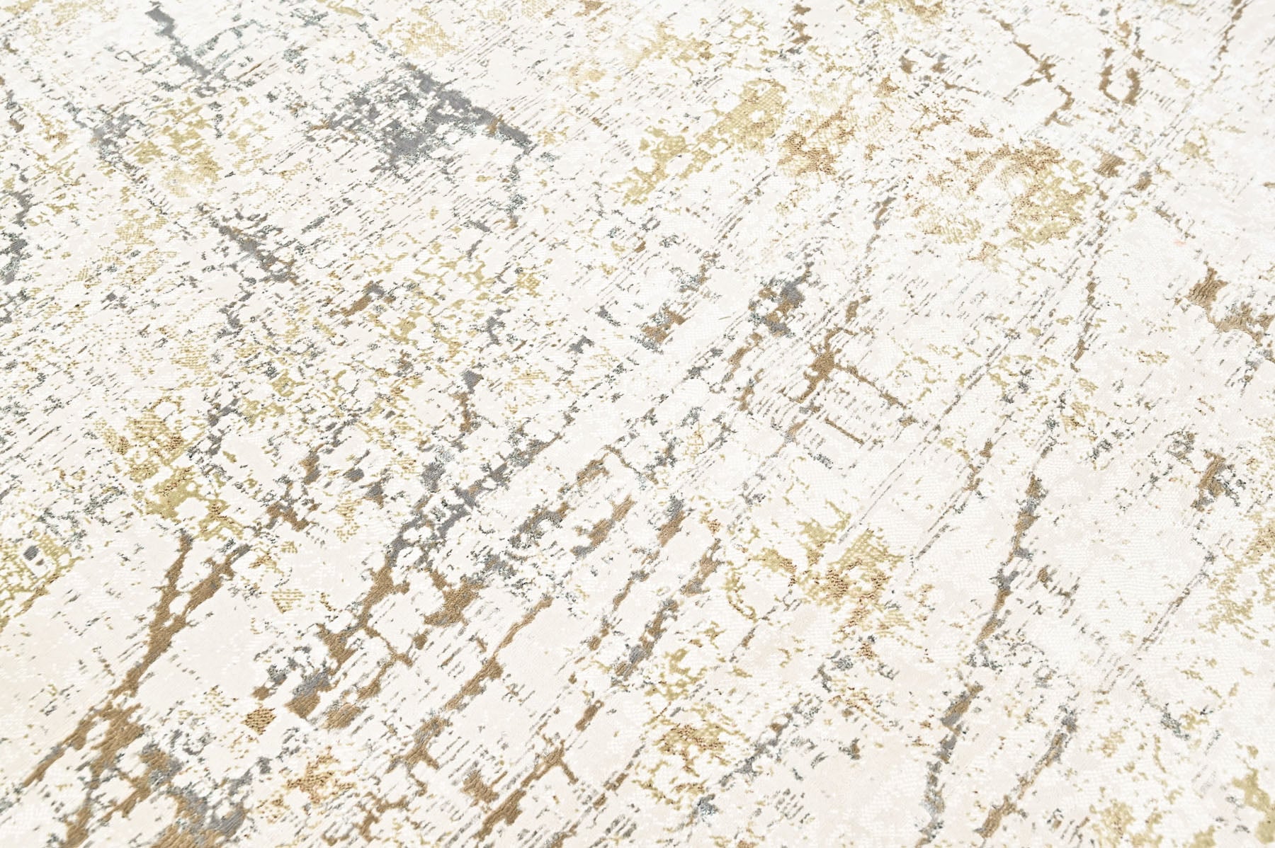 9x12 Ivory, Moss, Slate Color Power Loom Oushak Wool Modern Oriental Rug