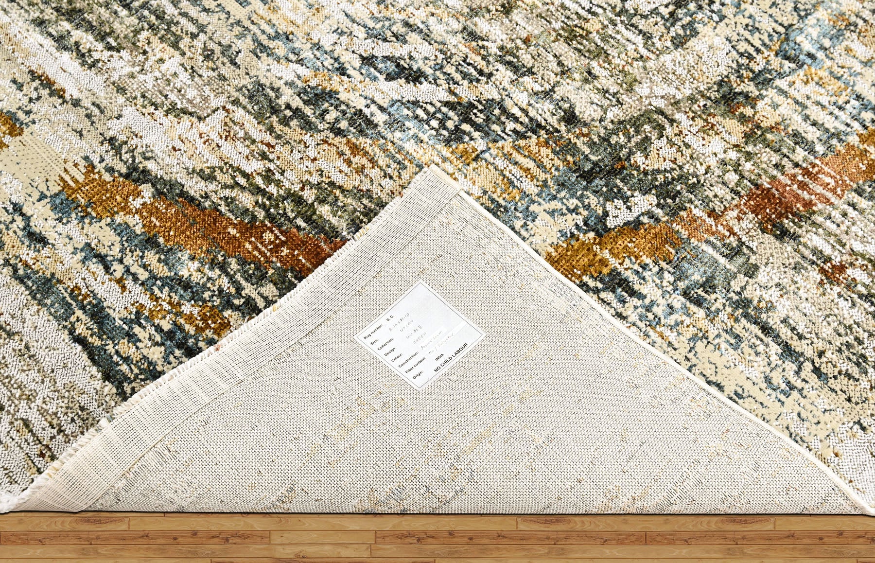 9x12 Gray, Beige, Burnt Orange Color Power Loom Oushak Wool Modern Oriental Rug