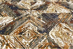 9x12 Ivory, Gold, Blue Color Power Loom Oushak Wool Modern Oriental Rug