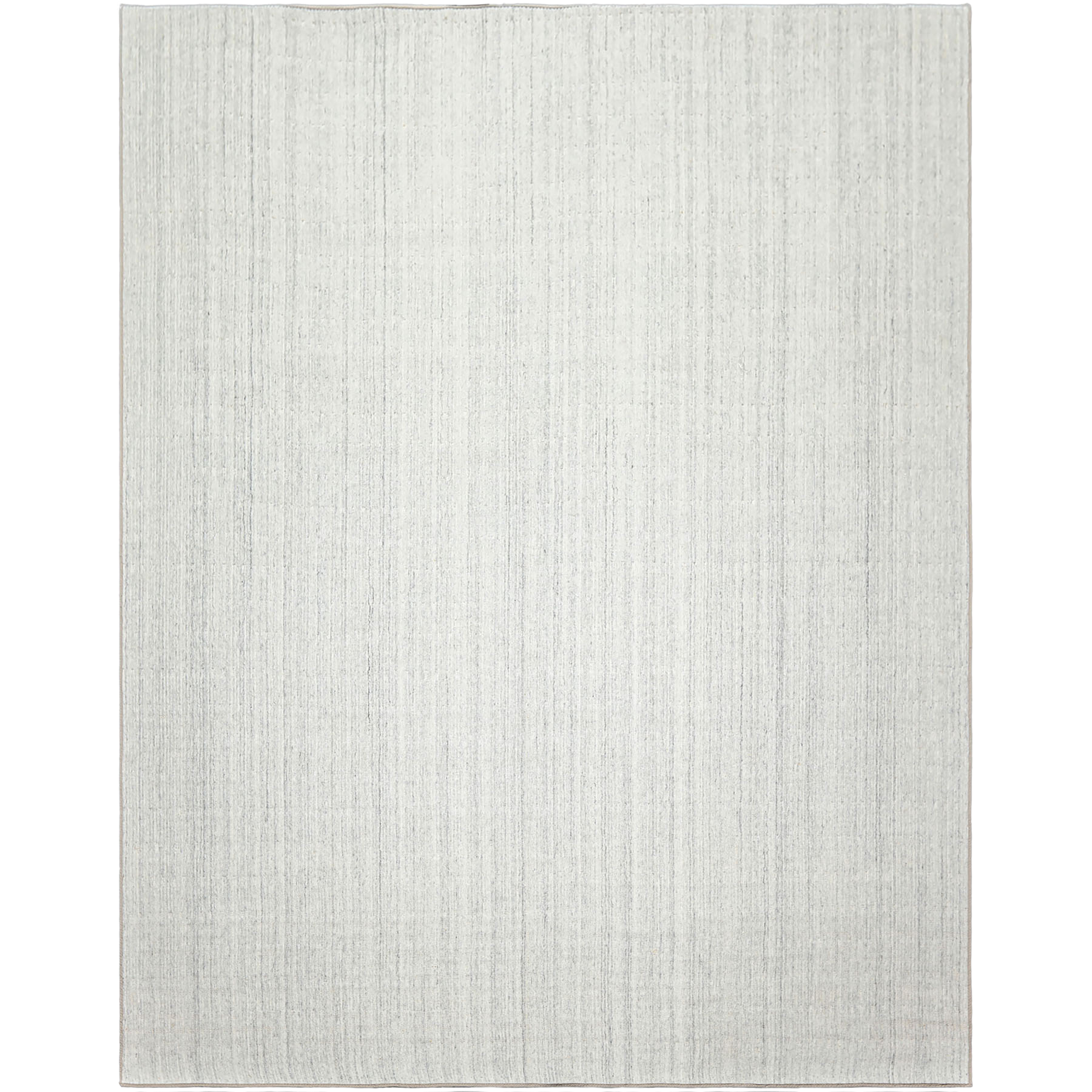 Tone on Tone Gray Multi Size Rug Contemporary Ribbed Texture Hand Loomed Wool Oriental Area Rug