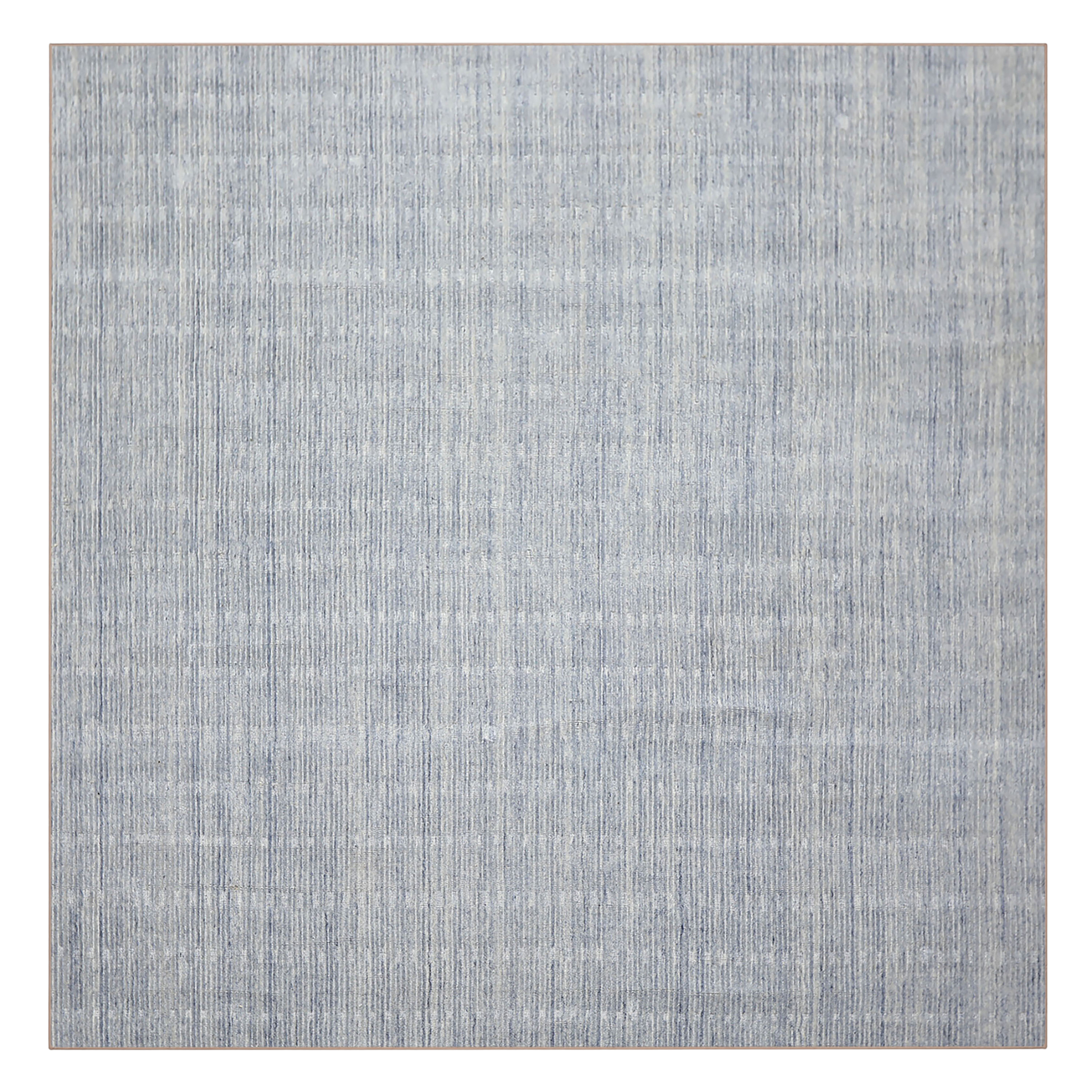 Slate Blue Multi Size Rug Contemporary Ribbed Texture Handmade Hand Loomed Wool Oriental Area Rug