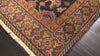 Dark Blue 6x15'3'' Peshawar Traditional Botanical Hand Knotted Wool Oriental Area Rug