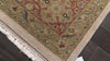 Beige 12'1''x15 Agra Traditional Botanical Hand Knotted Wool Oriental Area Rug