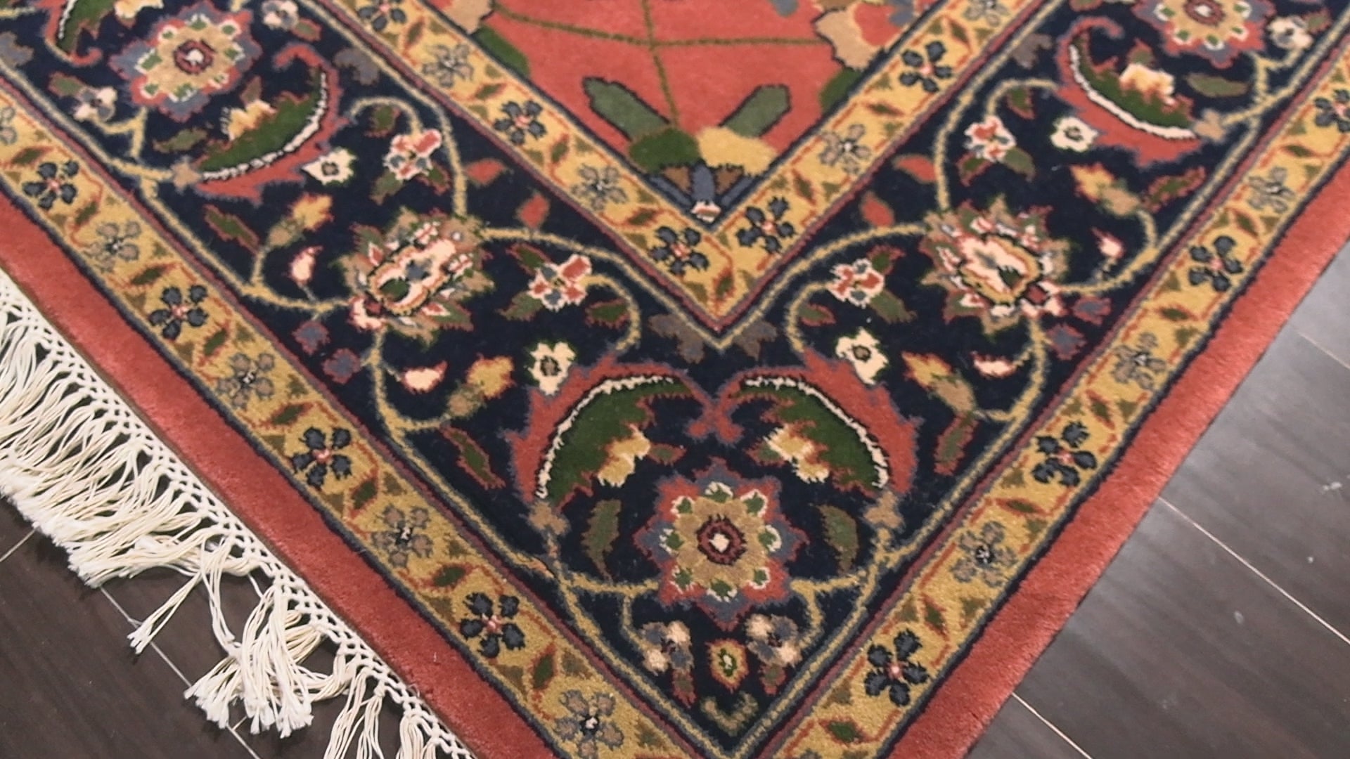 Rose 6x9 French Aubusson Savonnerie Traditional Hand Knotted New Zealand Wool Oriental Area Rug