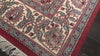 Orange 9'5''x12'4'' Indo Tabriz Traditional Medallion Hand Knotted Wool Oriental Area Rug