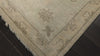Beige Celadon 8'10''x12'1'' Fine Oushak Transitional Silky Sheen Velvety Soft Hand Knotted Wool Oriental Area Rug