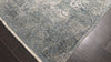 Aqua Silver 7'10''x9'11'' Sherpa Modern Contemporary Abstract High Low Pile Hand Knotted Wool Bamboo Silk Oriental Area Rug