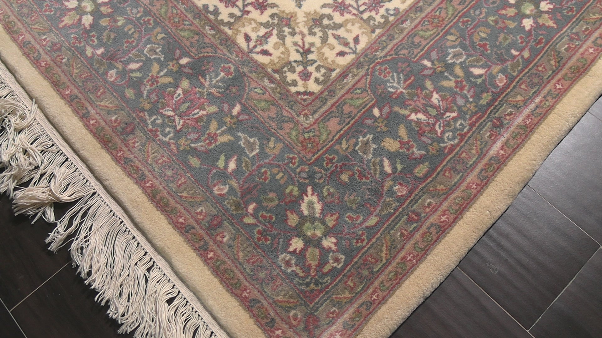 Ivory 6x9 French Aubusson Savonnerie Traditional Hand Knotted New Zealand Wool Oriental Area Rug